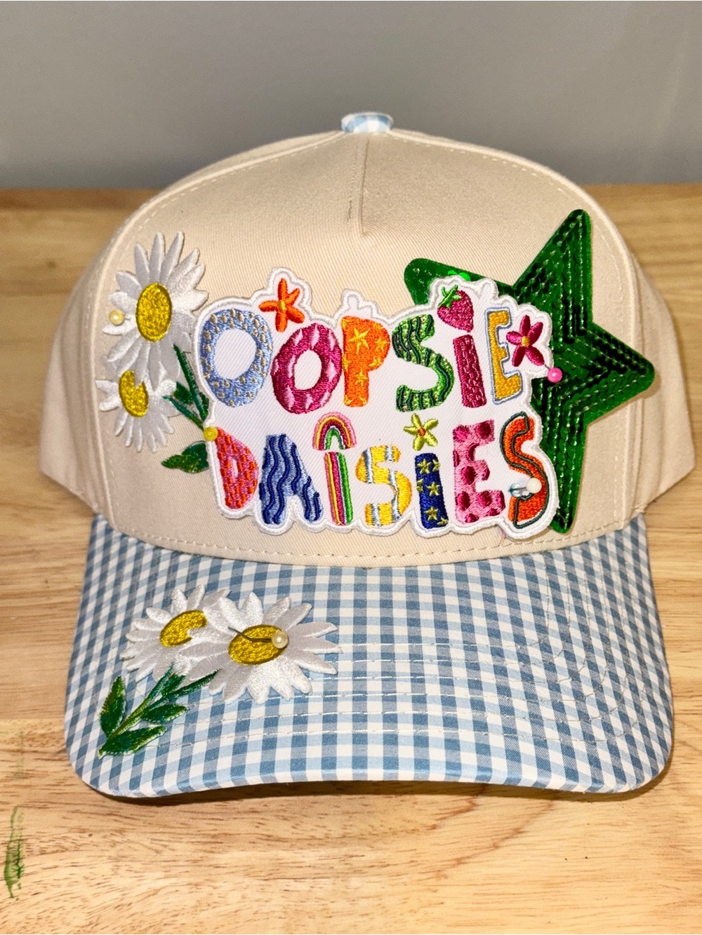 OOPSIE DAISIES! Added another GINGHAM TRUCKER HAT!